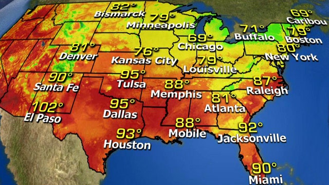 National forecast for Thursday, July 2