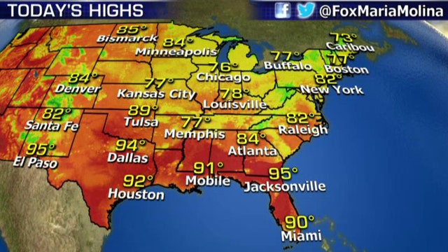 National forecast for Friday, July 3