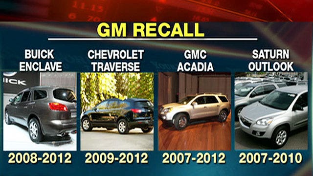 General Motors announces big recall