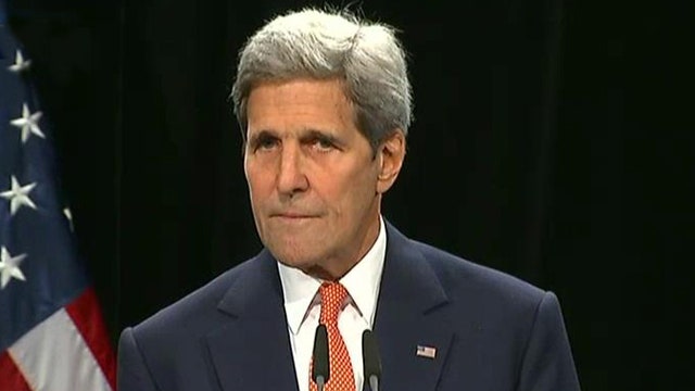 Secretary of State John Kerry speaks about Iran nuclear deal