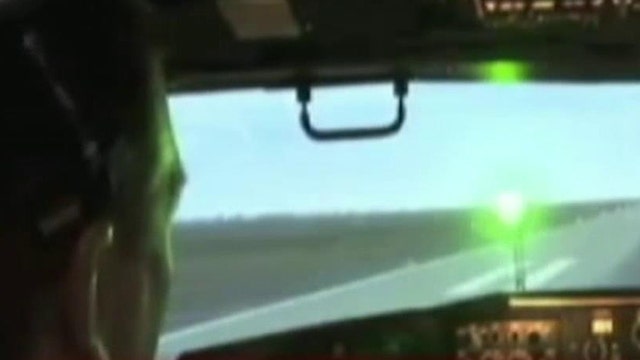 Pilots nearly blinded by lasers