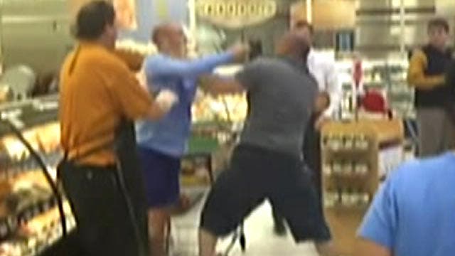 Fistfight in the deli aisle