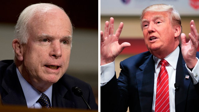 Donald Trump goes after Senator John McCain's war record