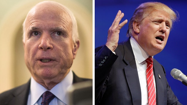 Senator John McCain responds to Donald Trump