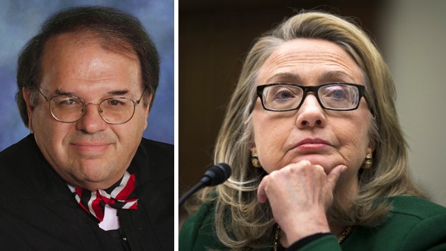 Federal judge grills State Dept. attorney over Clinton docs
