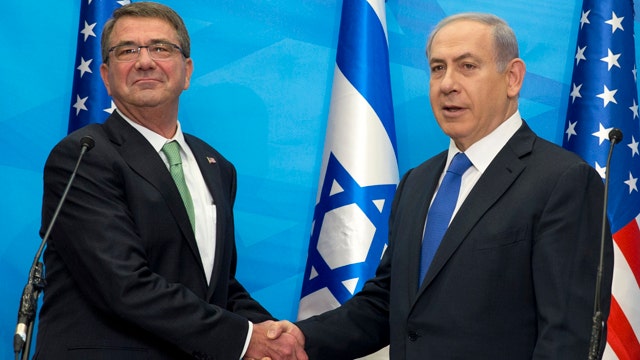 Defense Secretary Ash Carter meets with Israeli PM Netanyahu