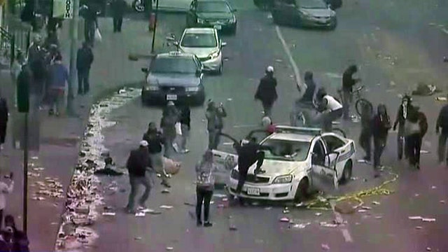 New surveillance video emerges in Baltimore riots