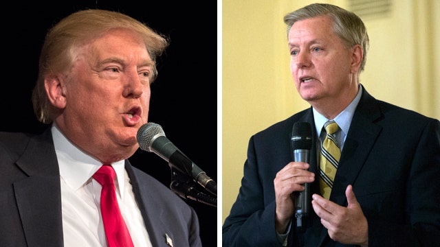 Trump reveals Graham's personal number at campaign event
