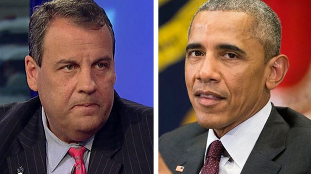 Christie on 'bridge-gate' scandal, shaking Obama's hand