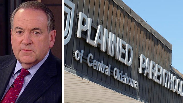 Huckabee on 'disgusting' Planned Parenthood controversy