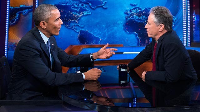Jon Stewart's secret Obama meetings 