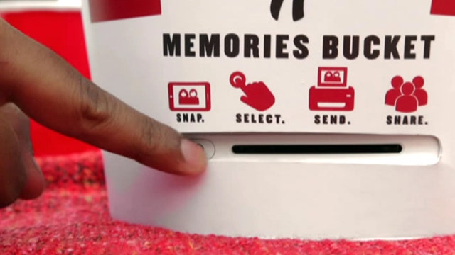 KFC creates chicken bucket with built-in photo printer