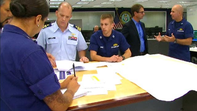 Inside the Coast Guard command center searching for teens
