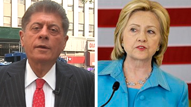 Napolitano: Hillary prosecution can only come from Obama