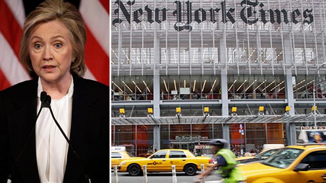 Clinton campaign hits back at the New York Times