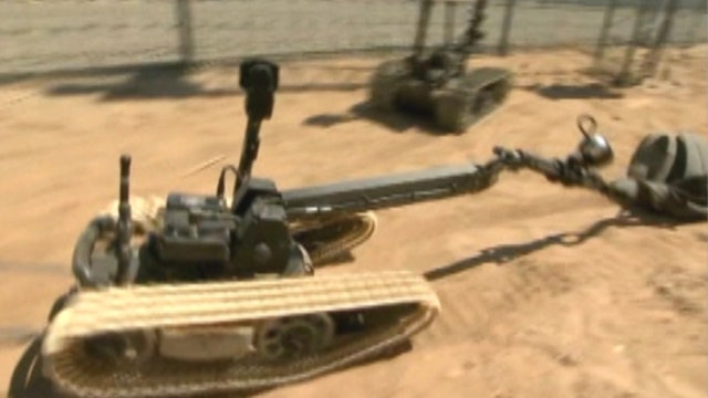 War Games: Bots battle bombs in 'Robot Rodeo'