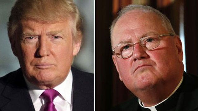 Cardinal Dolan slams Donald Trump's immigration rant