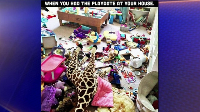 Viral photos poke fun at common parenting problems