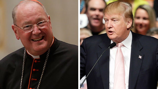 Cardinal Dolan calls Trump's political rhetoric problematic