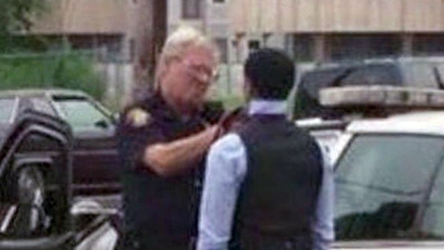 New Jersey cop teaches teen how to tie a tie