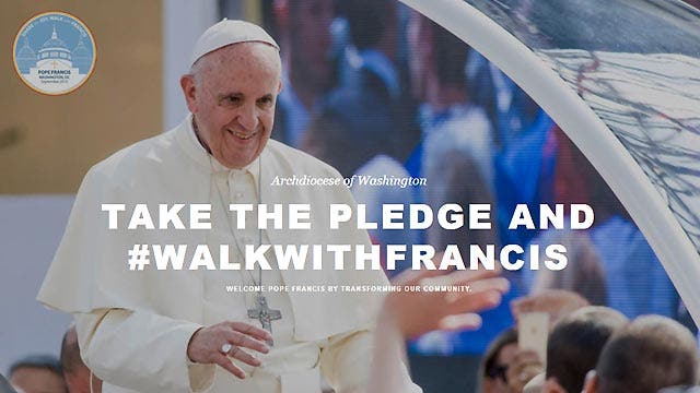 New movement asks public to #WalkwithFrancis