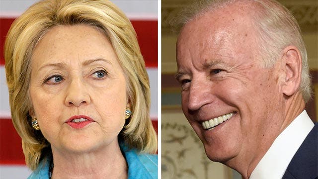 Hillary Clinton may soon face a challenge from Joe Biden