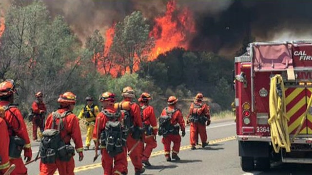 Massive California wildfire forcing thousands to evacuate