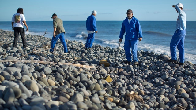 Plane debris believed to be from MH370 washes on shore