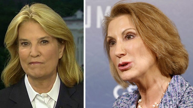 Greta to pundits: Fiorina's running for president, not VP