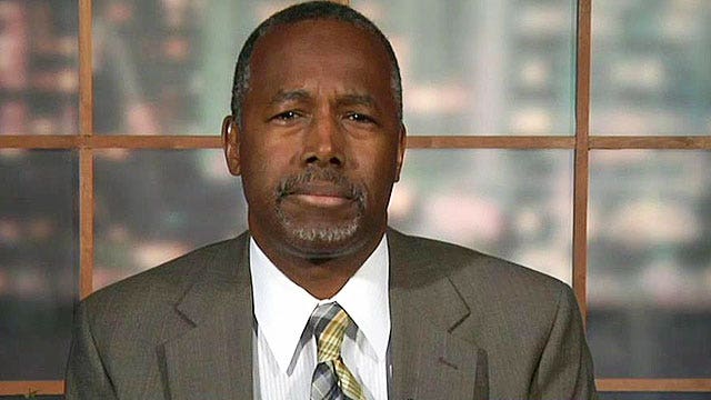 Dr. Ben Carson says voters recognize a 'failed policy'