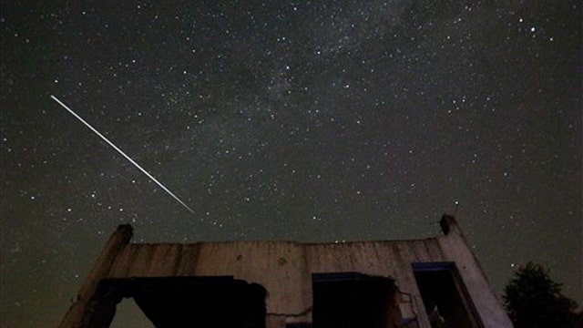 Annual Perseids meteor shower lights up the sky