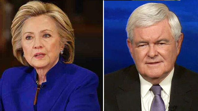 Newt Gingrich on how e-mail saga will impact Hillary