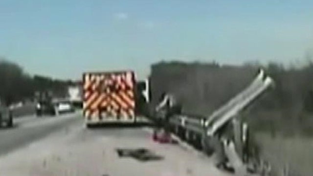 State trooper pleads with driver: 'Don't you die on me!'