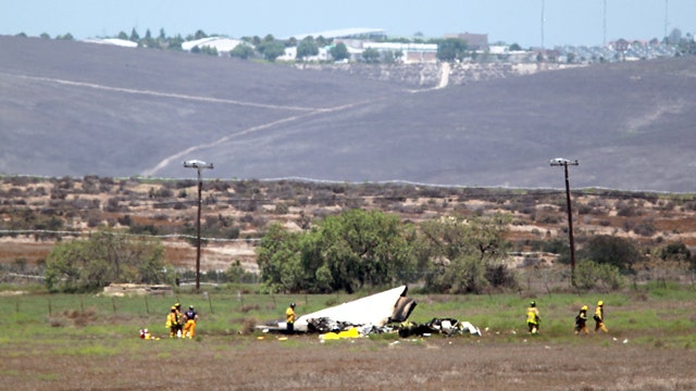 Five killed when two small planes collide in California