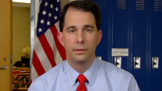 Walker: I'm not intimidated by Hillary, my own party