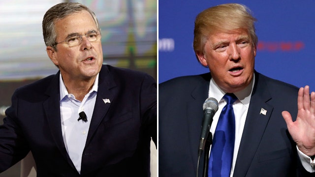 War of words between Donald Trump and Jeb Bush 