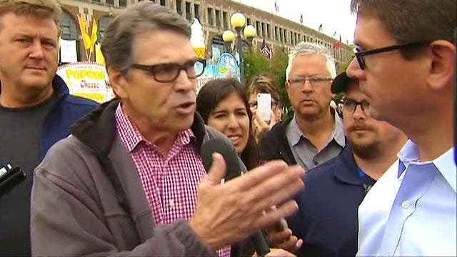 For Rick Perry, it's about securing border first