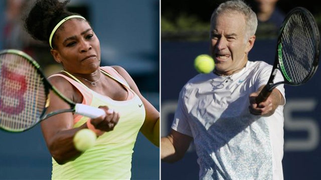 John McEnroe says he could beat Serena Williams