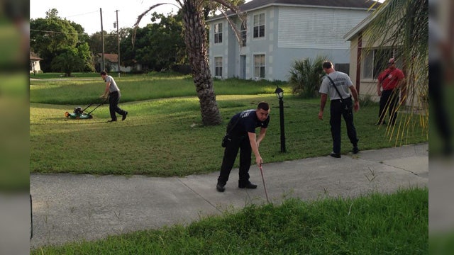 Firefighters finish mowing lawn for man after heart attack