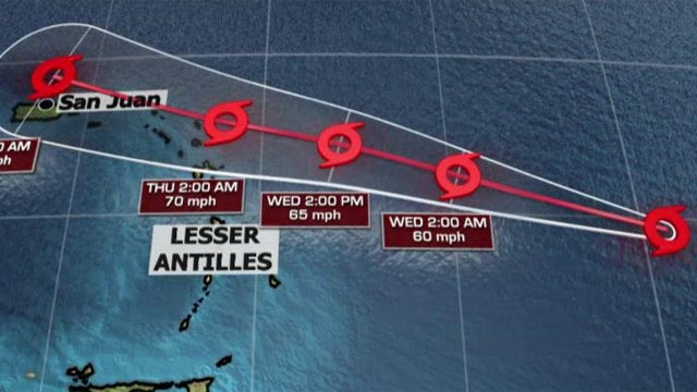 National forecast for Tuesday, August 25