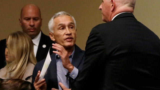 Univision reporter Jorge Ramos removed from Trump presser
