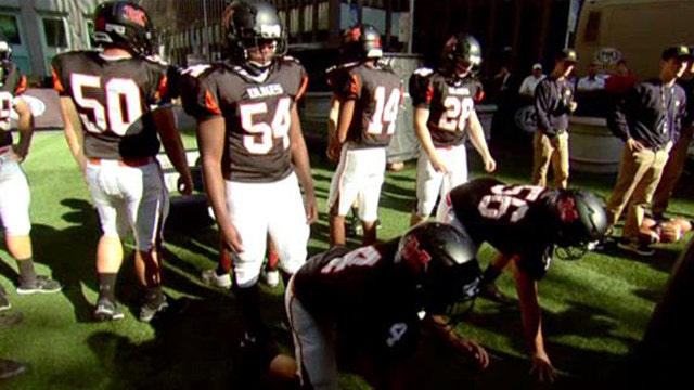 'Fox & Friends' take on college football drills