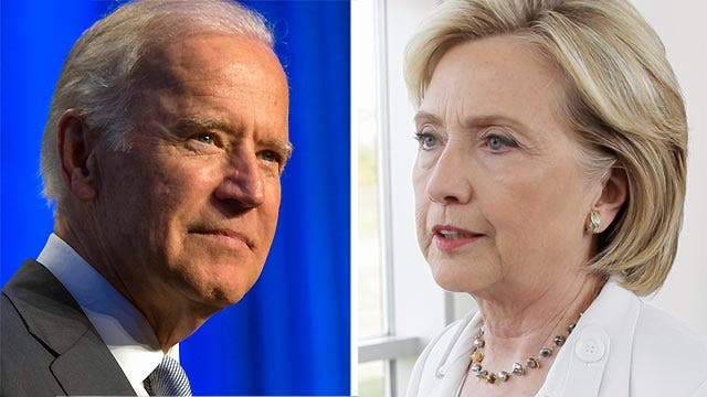 Joe Biden possibly challenging Hillary Clinton