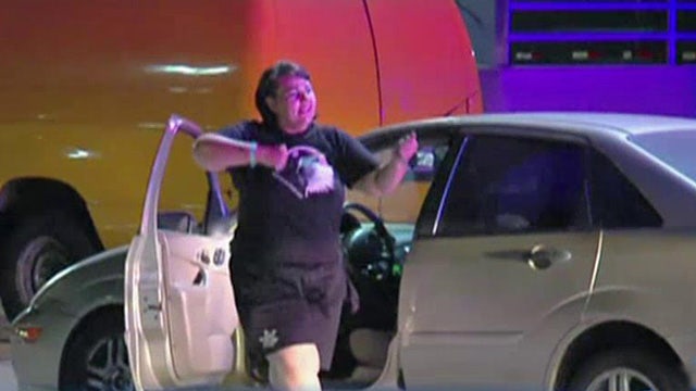 Suspected car thief dances after high-speed police chase
