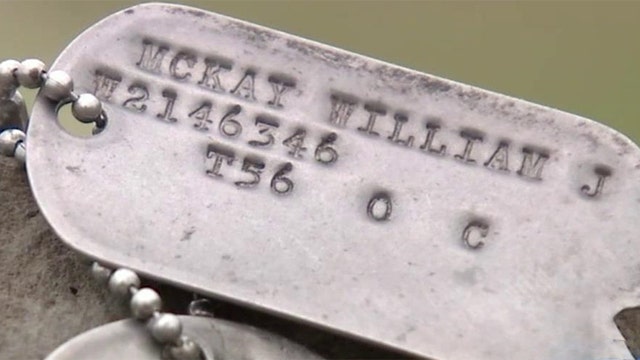 Veteran finds dog tags at recycling center