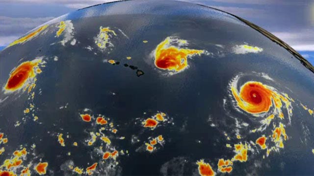 Hurricanes brewing in the Atlantic and Pacific oceans