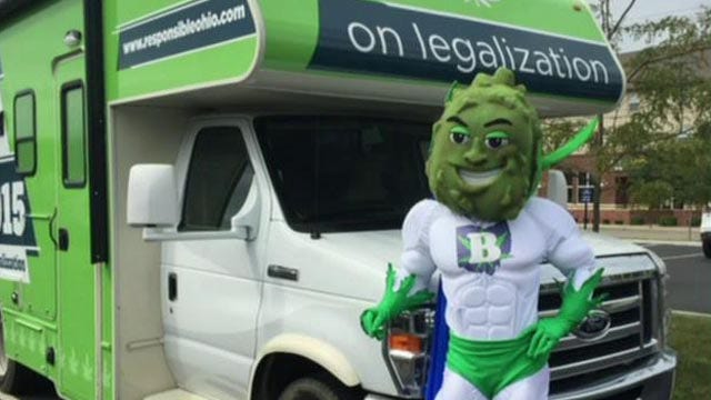 Pro-pot group under fire for 'kid-friendly' mascot