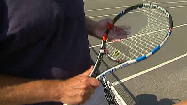 New racket puts high-tech twist on tennis training