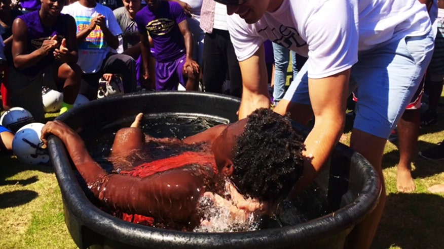 STARNES: Church in hot water over football field baptism