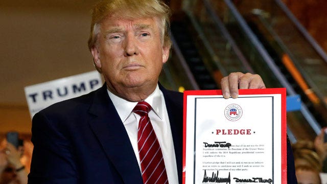 Reince Priebus on Donald Trump signing the loyalty pledge